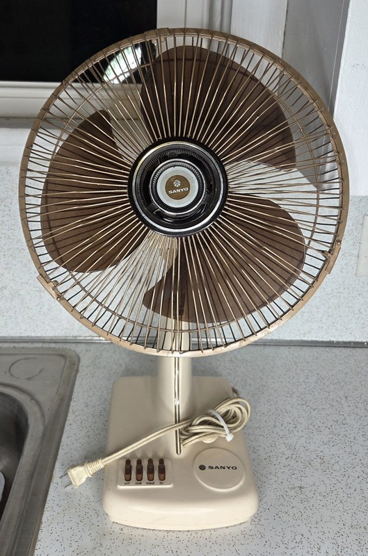Sanyo Fan from the 1960s - Highly rated Buy It For Life recommendation