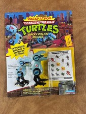 Wacky Walkin' Mouser Wacky Action TMNT 1989 Playmates NEW MOSC SEALED