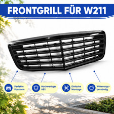 Für Mercedes Benz E-Klasse W211 06-08 Kühlergrill Frontgrill Klavierschwarz Für Mercedes Benz E-Klasse W211 06-08 Kühlergrill Frontgrill Klavierschwarz