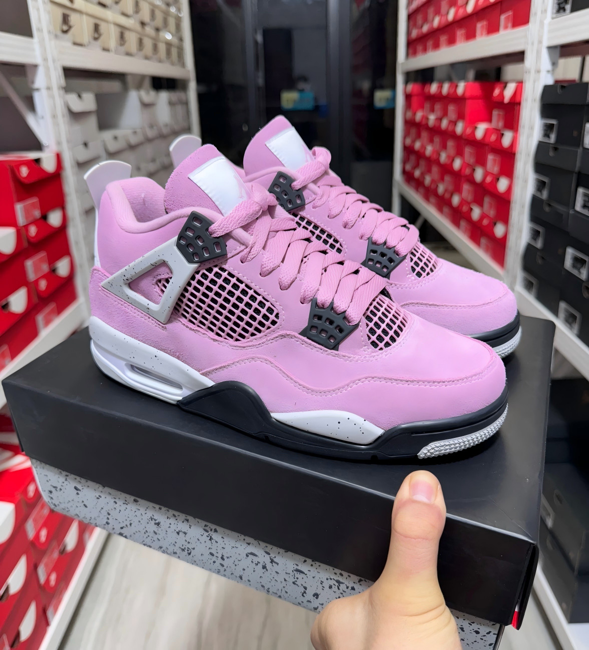 Jordan 4 "Orchid" Mid Top Retro Women's and Men's Basketball