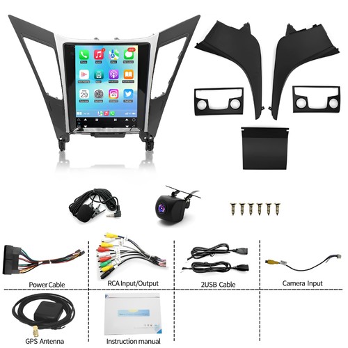 Radio estéreo para automóvil 4+64G para Hyundai Sonata Android14 2011-2015 Carplay GPS FM navegación - Imagen 10 de 23