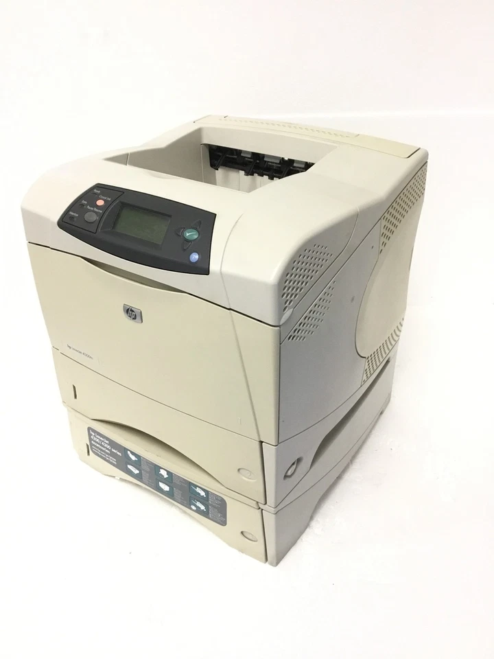 HP LaserJet 4300TN Q2433A Printer 337K Pages JetDirect 615n Extra Tray Working - Image 2 of 4