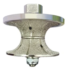 V40 1-1/2 inch Diamond Full Bullnose Profile Wheel Diamond Hand Profiler Rout...