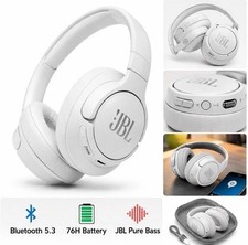 JBL Tune 720BT Bluetooth Wireless Headphones White No Box Good Condition