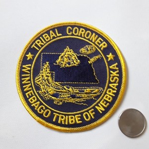 Winnebago Tribe Nebraska Tribal Coroner Patch
