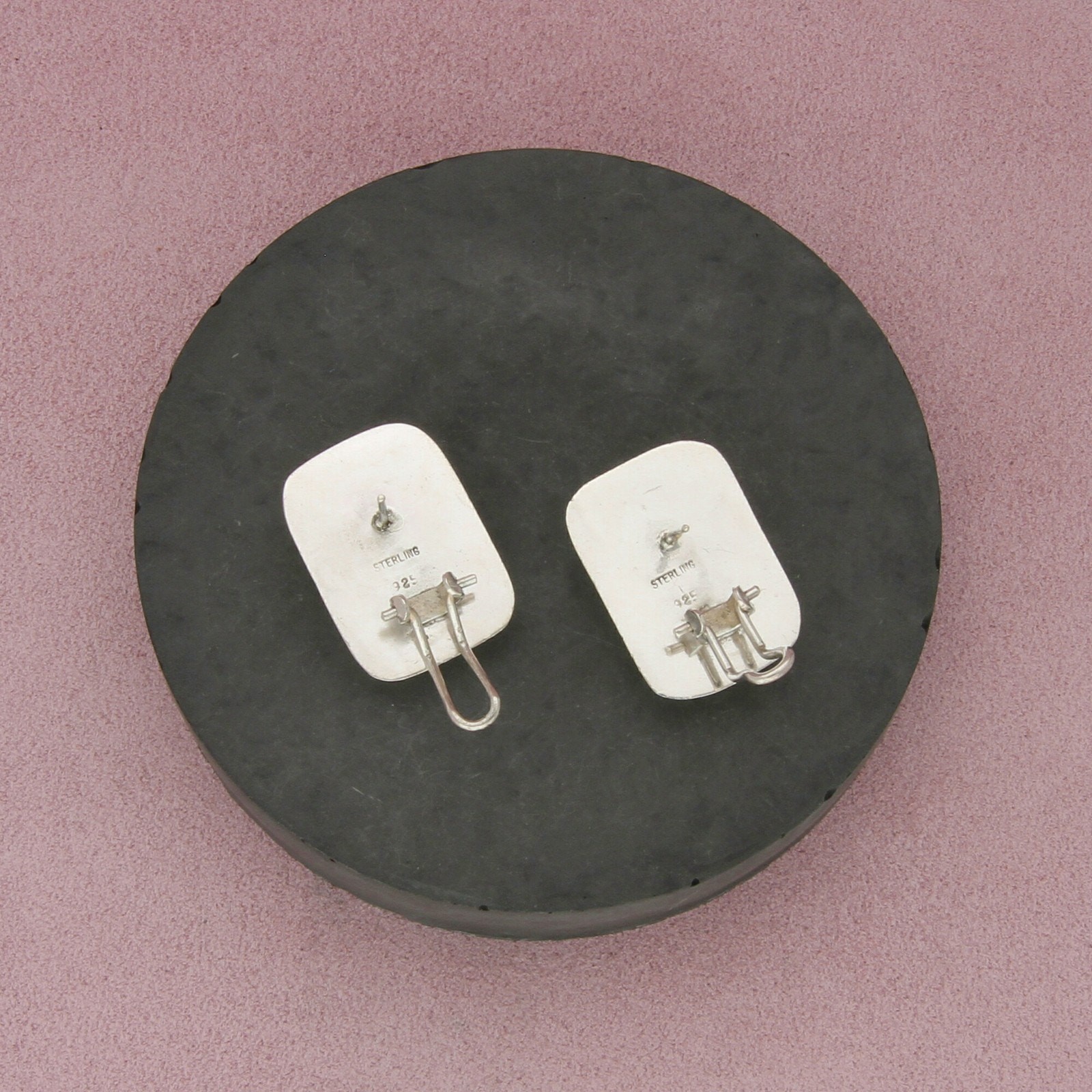 sterling silver vintage rectangular modernist ome… - image 3