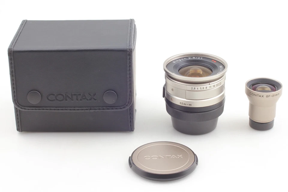 "Top Mint+++ w/ Finder" Contax Carl Zeiss Biogon T* 21mm f/2.8 Lens G1 G2 GF-21 - Image 2 of 4