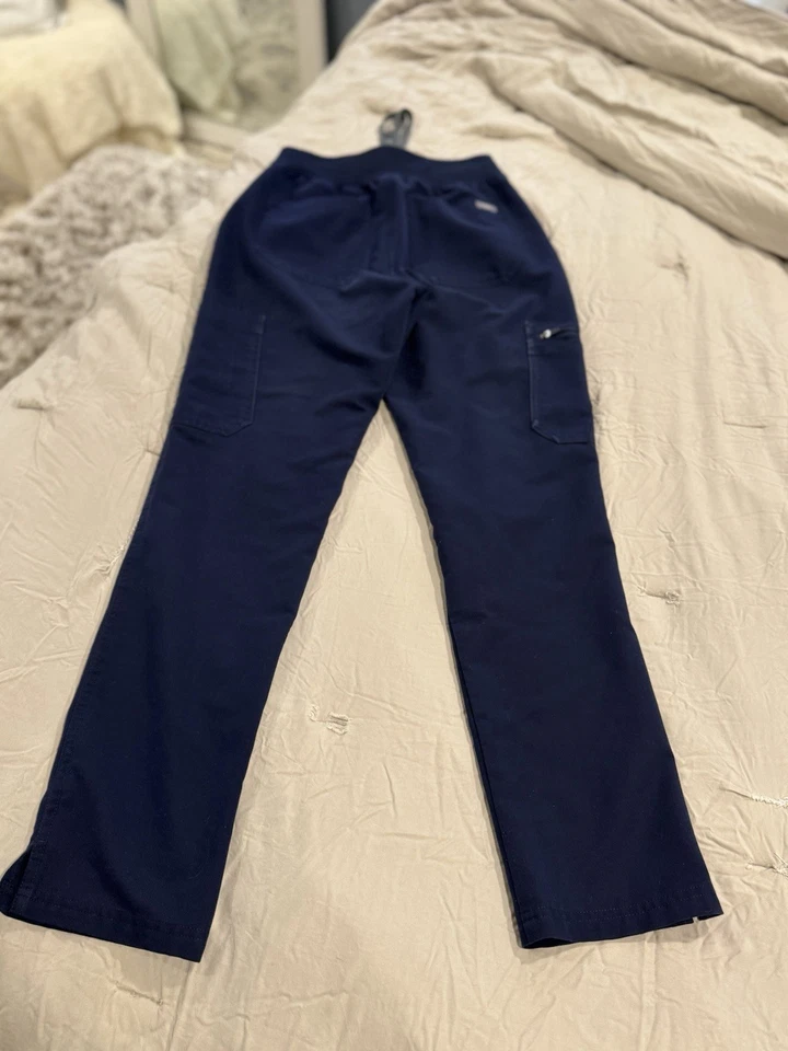 Pantalones Médicos Figs Mujer XS Azul Marino Colección Técnica 100% Impresionantes Foto 3 de 4