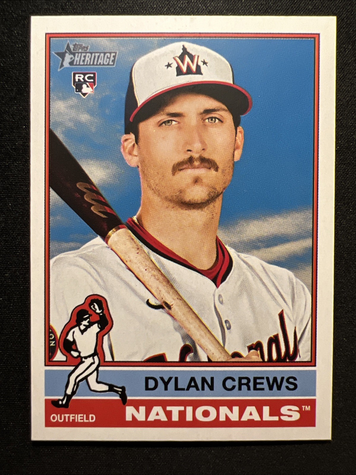 2025 Topps: Heritage-MLB #247 Dylan Crews (RC)/Washington Nationals/OF ⚾🐷⚾