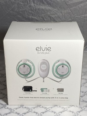 Elvie Stride Plus Hands Free Electric Breast Pump with 3-in-1 Carry Bag *Sealed*