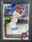WON-BIN CHO 2022 BOWMAN CHROME #CPA-WC 1ST PROSPECT ATOMIC REFRACTOR AUTO 31/100