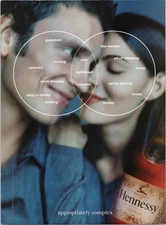 Hennessy Cognac Print Ad 1999 Vintage Advertising Complex Design
