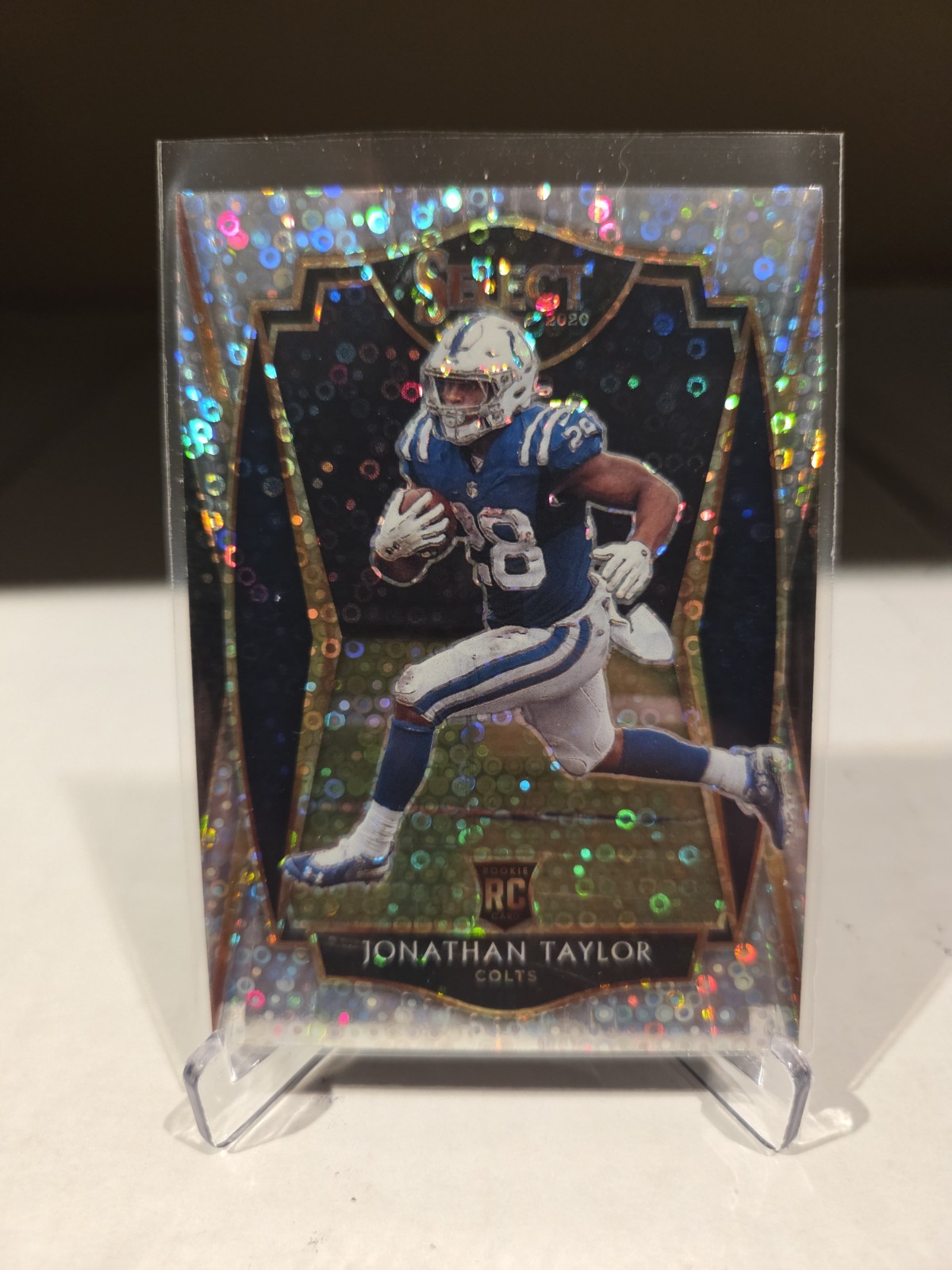2020 Panini Select - Premier Level Jonathan Taylor #153 Silver Disco Prizm (RC)