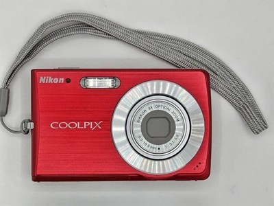Nikon COOLPIX S200 コンパクトデジタルカメラ ワインレッド Nikon COOLPIX S200 Compact Digital Camera Wine Red 3x Zoom Tested