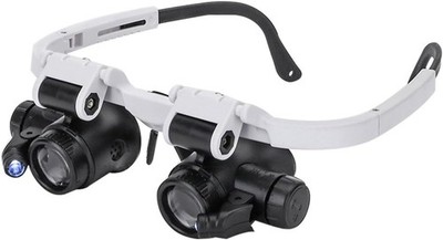 LED Magnifying Glasses 8X 23X for Biology Beading Tasks