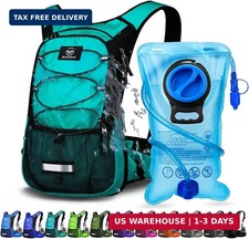 Mothybot Insulated Hydration Backpack Pack with 3L BPA Free Leak Proof Water Bla