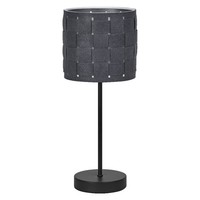 Tischleuchte Filz Metall Osram E14 Wohnzimmer H:40.5 Cm Tischlampe Schlafzimmer