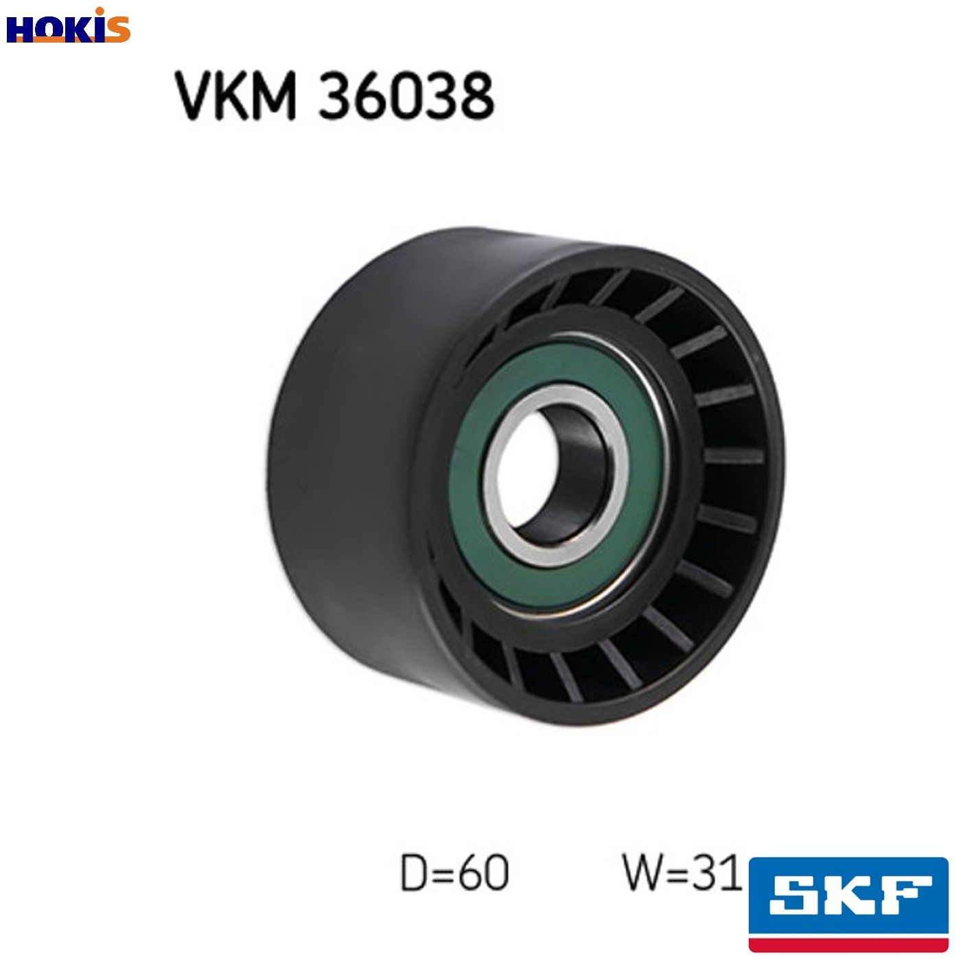 ✅Fits SKF VKM 36038 Deflection/Guide Pulley, V-ribbed belt VKM 36038 ⭐UK Seller⭐ - Image 17