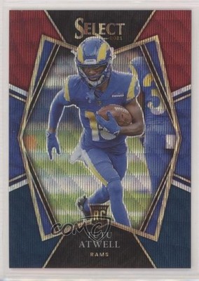 2021 Panini Select Premier Level Tri-Color Prizm /199 Tutu Atwell Rookie RC 6k2