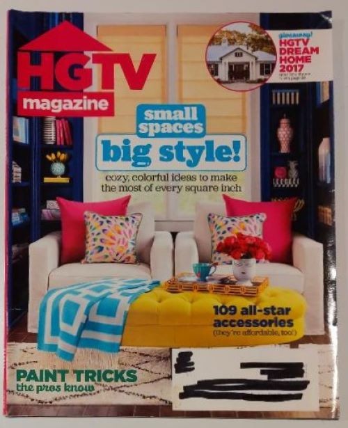 Back Issue of HGTV magazine, Jan/Feb 2017 – in perfect condition
