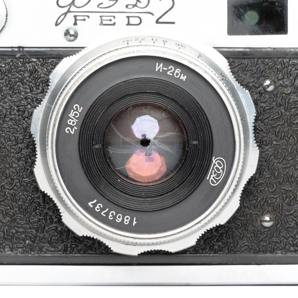 Câmera de Filme FED 2 com Industar-26M Fabricada na URSS - TOTALMENTE FUNCIONAL - Imagem 2 de 4