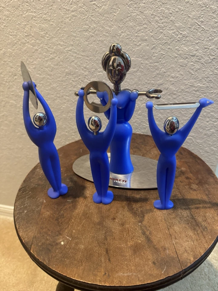 Bugatti Kitchen Utensil Set | Pizza Cutter, Peeler, Bottle Opener & Oil Holder - Image 4 of 4