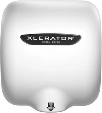 XLERATOR XL-BW Automatic High Speed Hand Dryer with White Thermoset (BMC) Cover