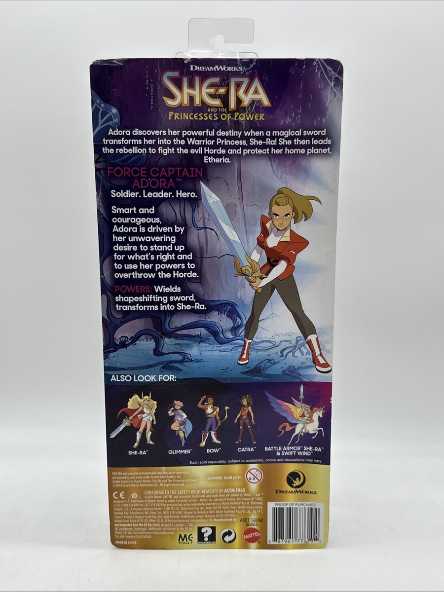 She-ra and The Princesses of Power Force Captain Adora Doll 2018