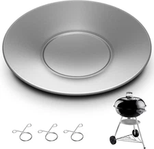 1 Pcs 11'' Diameter Ash Catcher Pan Ash Pan for Charcoal Grill Compatible with W