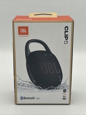 JBL Harman Clip 5 Portable Bluetooth Waterproof Dustproof Speaker Black NEW