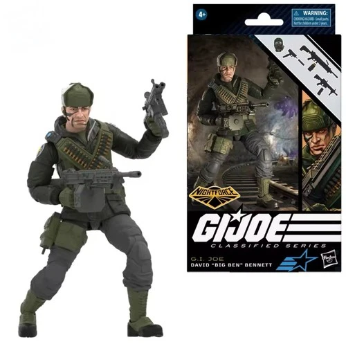 Hasbro F7737 6-Inch G.I. Joe Classified Series Night Force David Big Ben Bennett