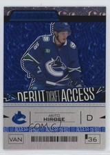 2023 Upper Deck Credentials Debut Ticket Access Blue /149 Akito Hirose #132 00em