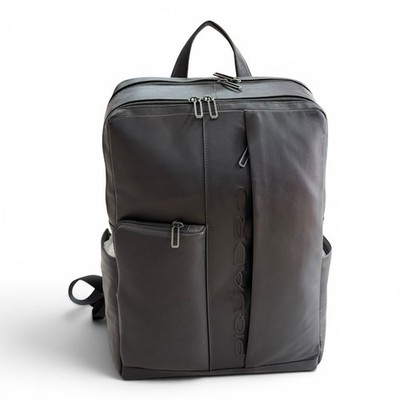 PIQUADRO Herren Rucksack Backpack Leder with computer made in italy notebook