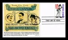 US COVER CHARLIE CHAPLIN SILENT SCREEN STARS FIRST DAY ISSUE GG CACHET