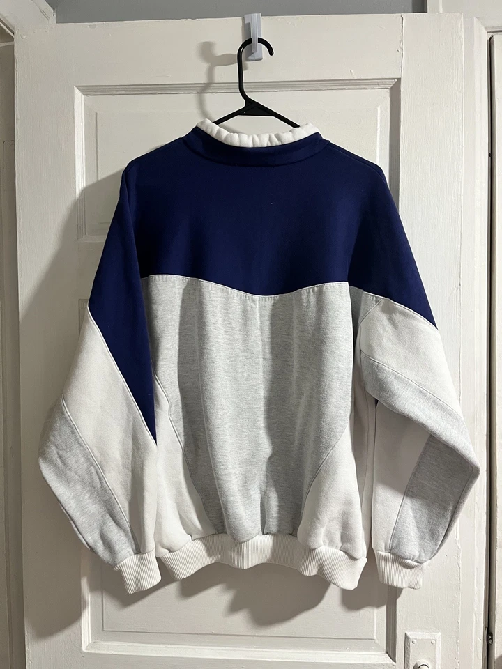 Sudadera De Colección Claybrooke Sport Cuarto Cremallera Talla XL - Bloque de Color Foto 2 de 4