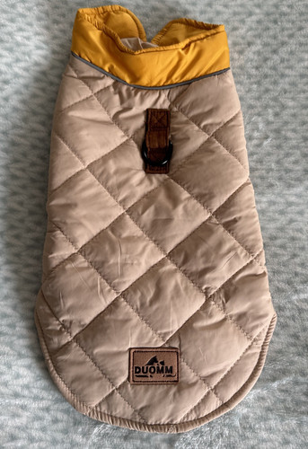 Duomm Dog Coat, Quilted, size M Free USA Shipping