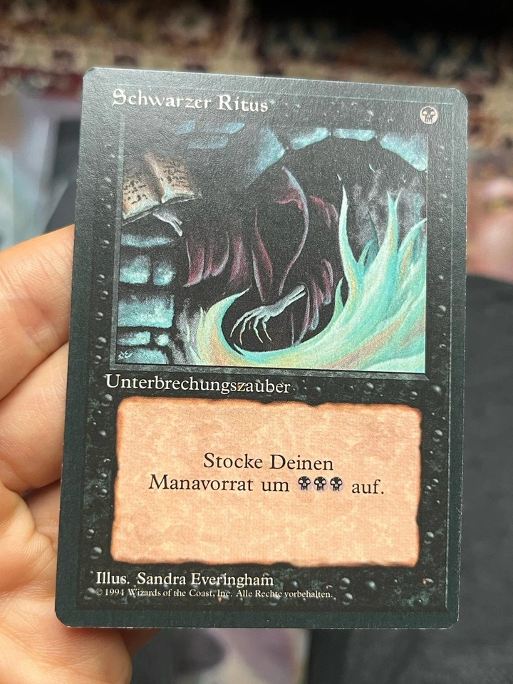 4x German FBB • Dark Ritual • 2NM/2LP+ • Mtg (1895) - Image 2 of 4