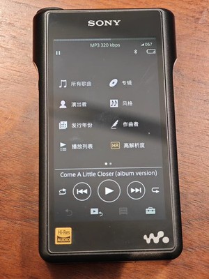 Sony Walkman Black (128 GB) Digital Media Player for sale online