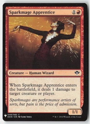 MTG - Sparkmage Apprentice #DDN-48 - Regular - PLST The List