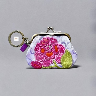 希少✨COACH ポーチ シグネチャー キスロック パープル アクセサリーポーチ s-l400.jpg