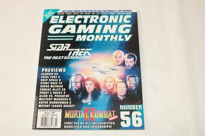 ELECTRONIC GAMING MONTHLY - Issue #56 - March 1994 - Star Trek Next Generation