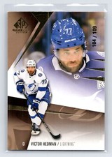 2023-24 SP Game Used Victor Hedman #120 #'d 104/109