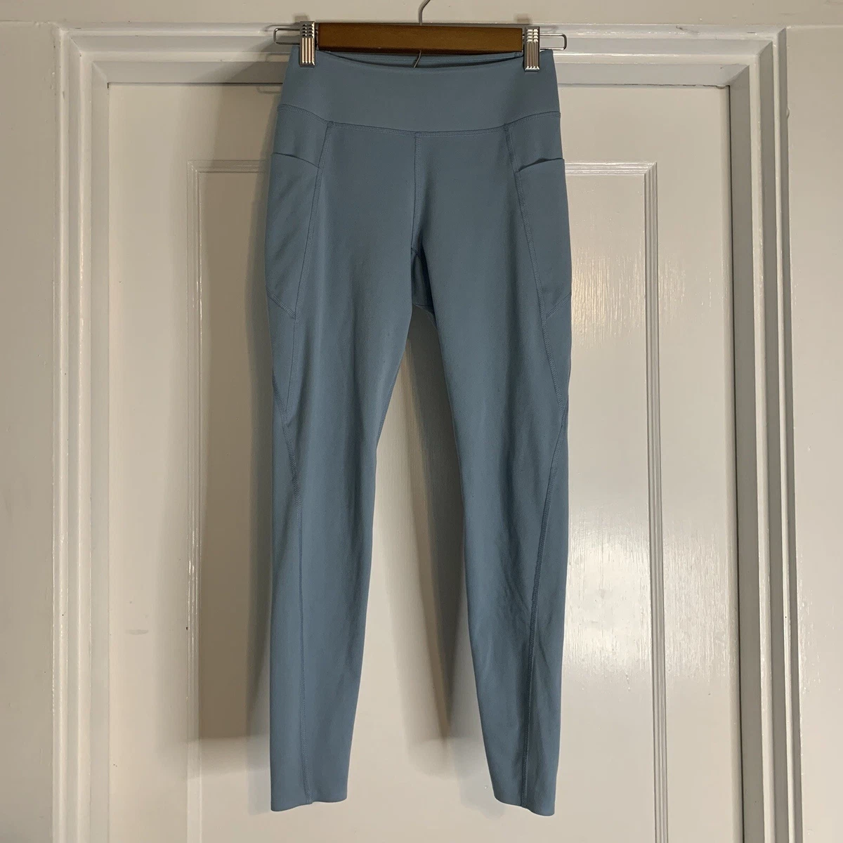 Uniqlo Leggings Womens XS Extra Small Light Blue Pants Athletic