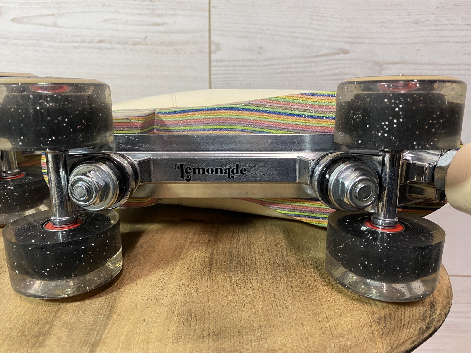 LMNADE (Lemonade) Throwback Sunrise Quad RollerSkates. Size UK8 EU