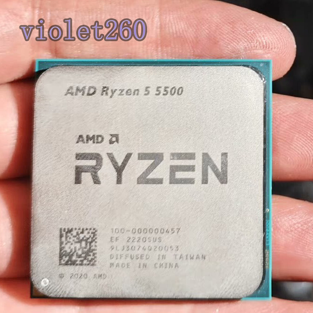 AMD Ryzen 5 5500 6 Core AM4 CPU Twelve-Thread 3.6GHz Processor 65W