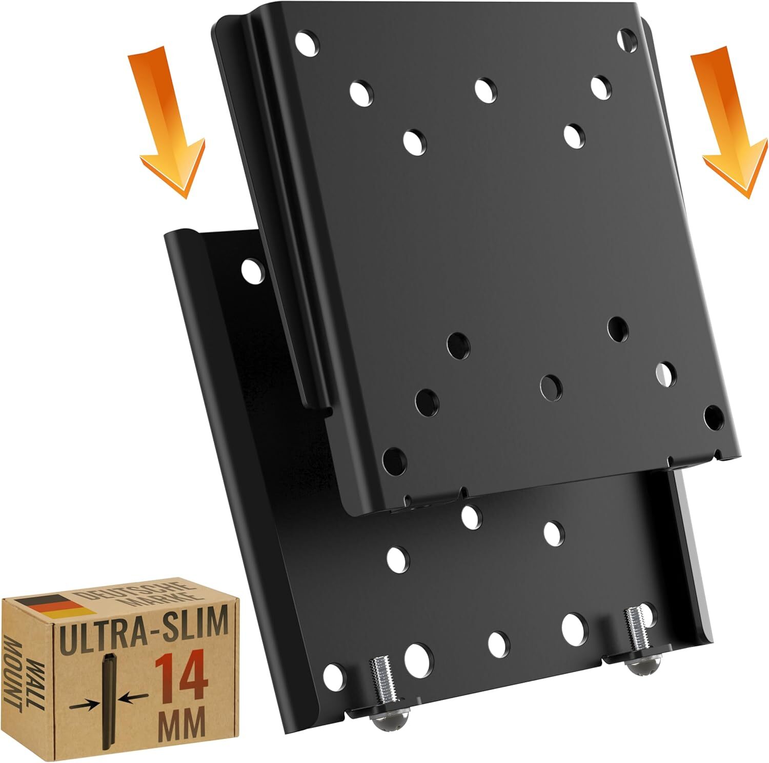 RICOO Supporto monitor muro F0311 Fisso Slim Sottile Schermo PC 13-32"...