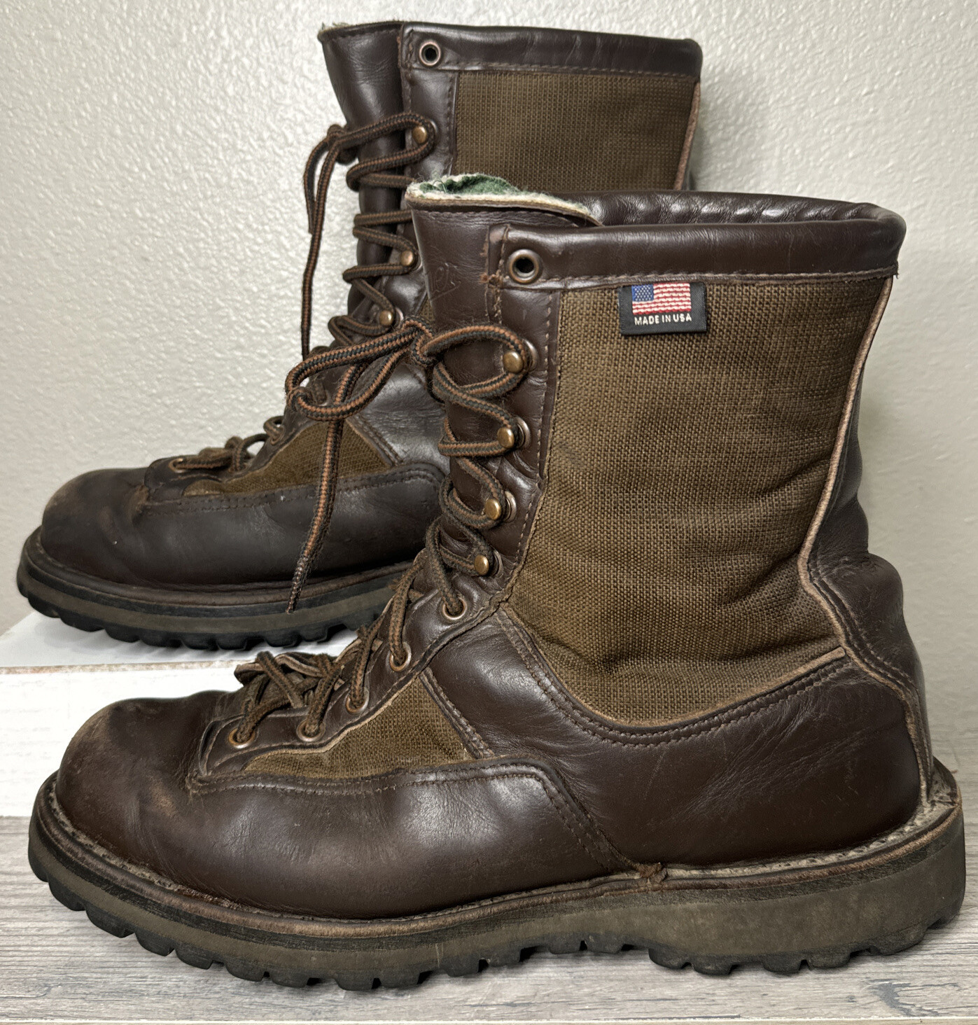 Vintage Danner Brown Leather Hunting Boot 400g GTX Me… Gem