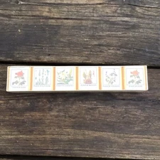 Vintage Unused & Sealed Ben Rickert Inc English Country Garden Bath Cubes x6