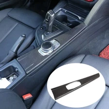 Real Carbon Fiber Multimedia Panel Cover Trim for BMW 3 4 Series F30 F32 F34 GT