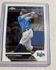 2023 Topps Pro Debut #PDC-1- RYAN CERMAK Chrome Parallel SP Rookie RC Card